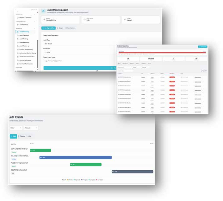 Audit management dashboard